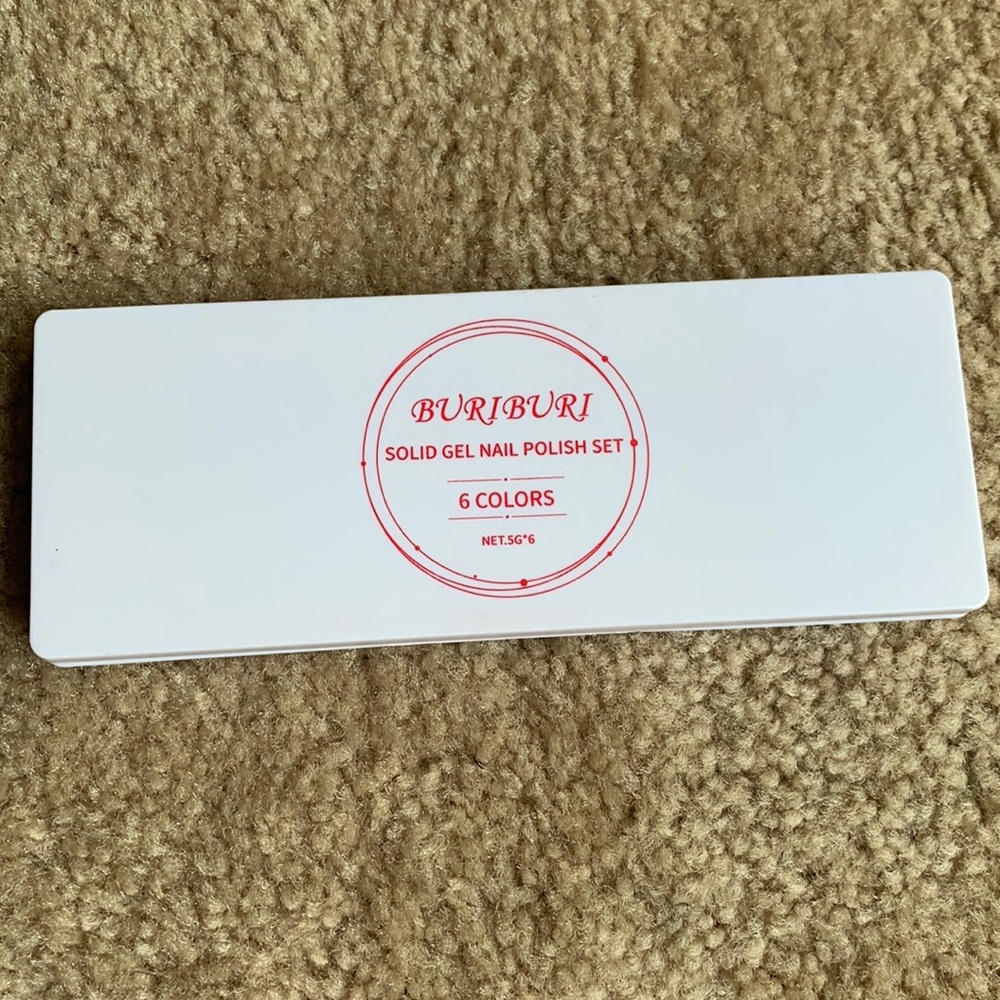 New BURIBURI Solid Nail  Set